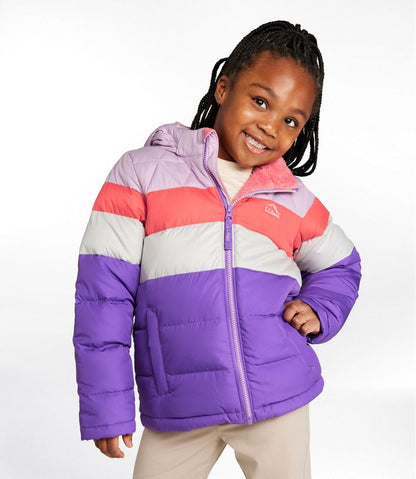 L.L.Bean | Kids' Bean's Down Jacket, Colorblock
