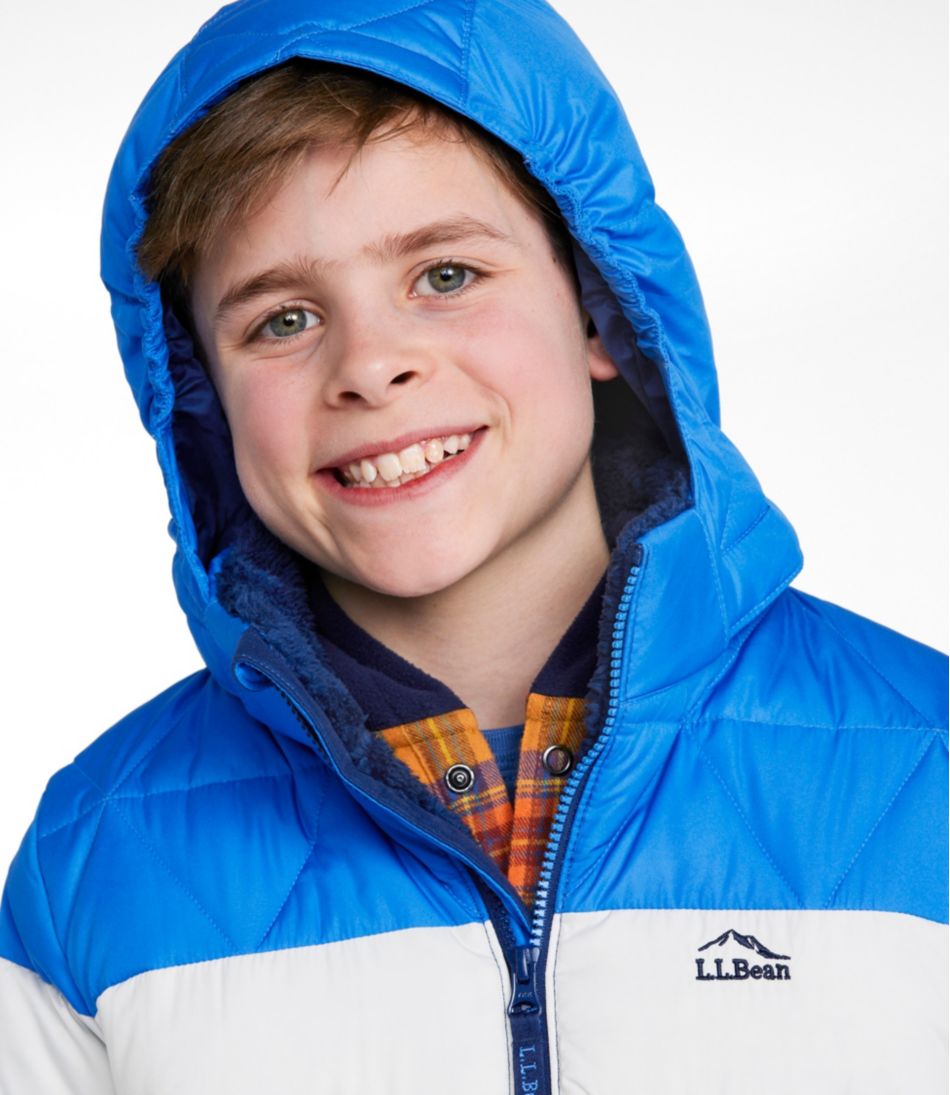 L.L.Bean | Kids' Bean's Down Jacket, Colorblock