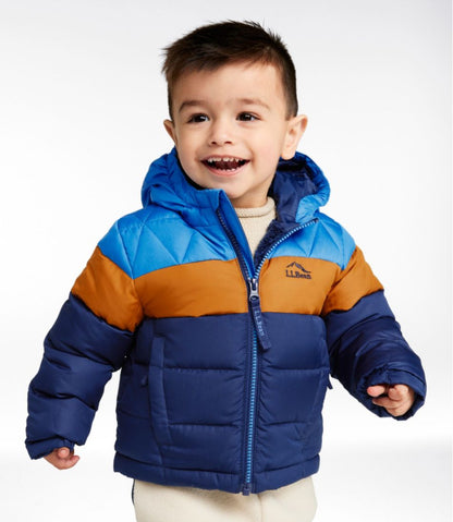 L.L.Bean | Infants' and Toddlers' Bean's Down Jacket, Colorblock