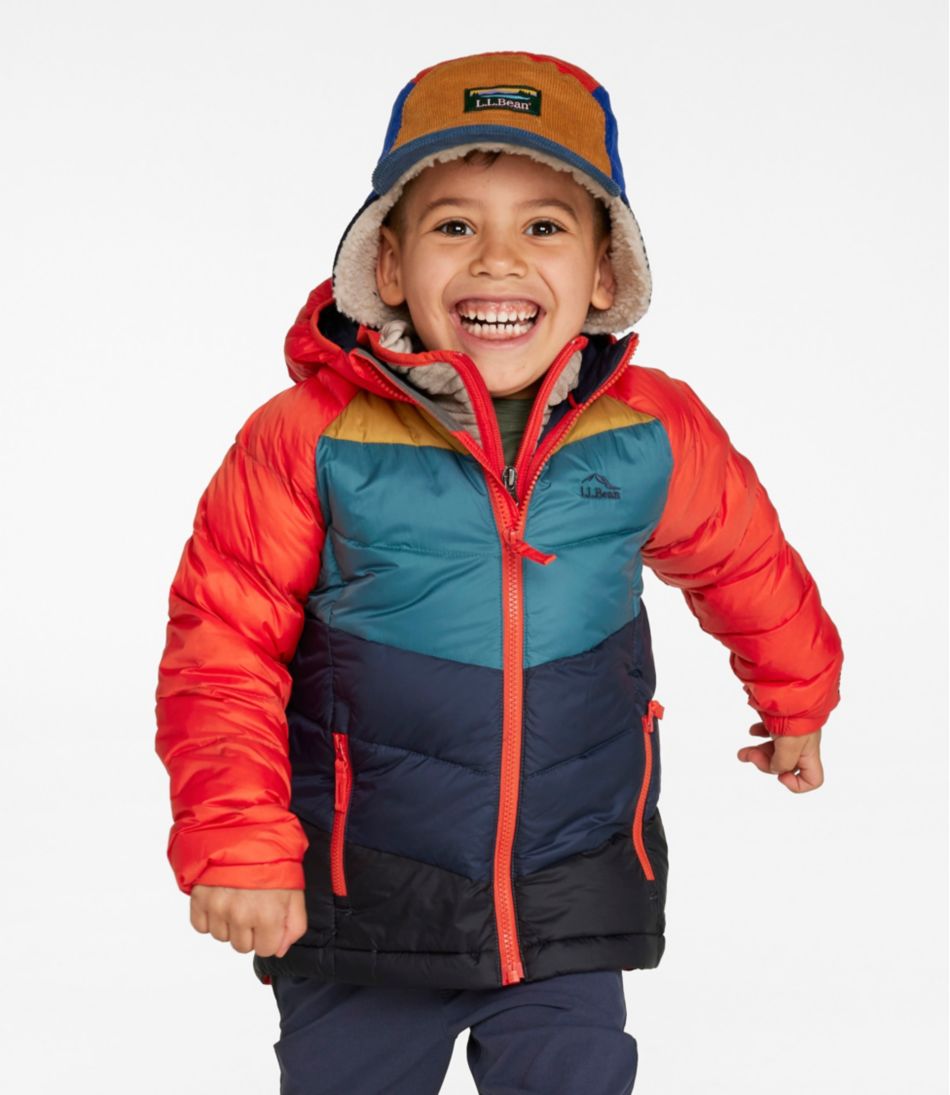 L.L.Bean | Kids' Ultralight 650 Down Jacket, Colorblock