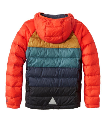 L.L.Bean | Kids' Ultralight 650 Down Jacket, Colorblock