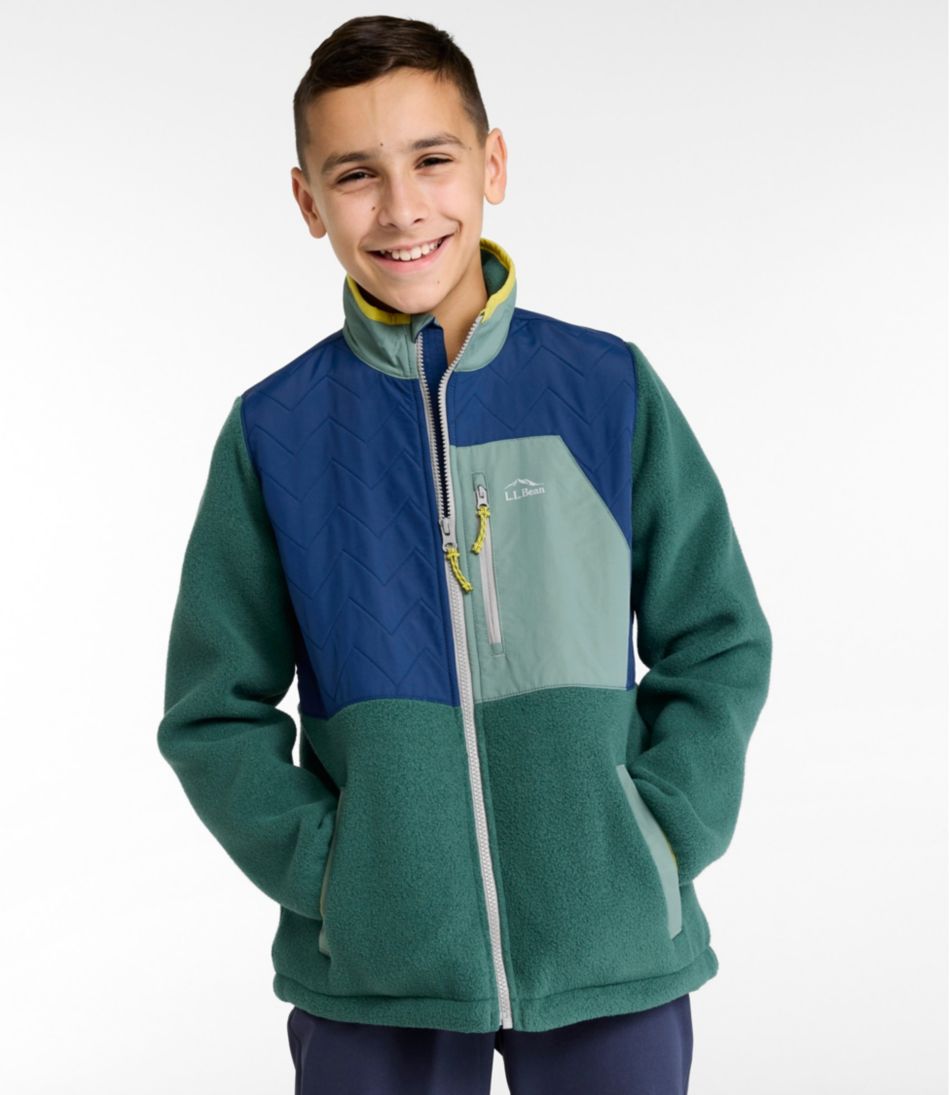 L.L.Bean | Kids' Mountain Classic Fleece Jacket, Mixed Media