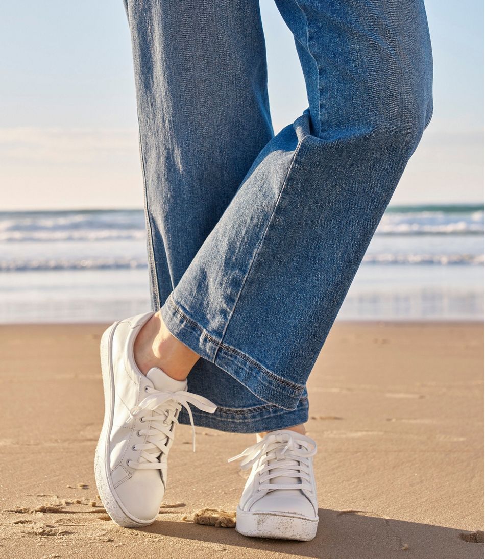 L.L.Bean | Women's Eco Bay Oxfords, Full-Grain Leather