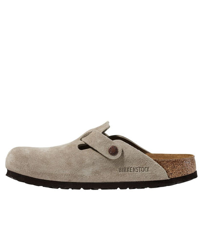L.L.Bean | Women's Birkenstock Boston Clogs, Suede Soft Footbed