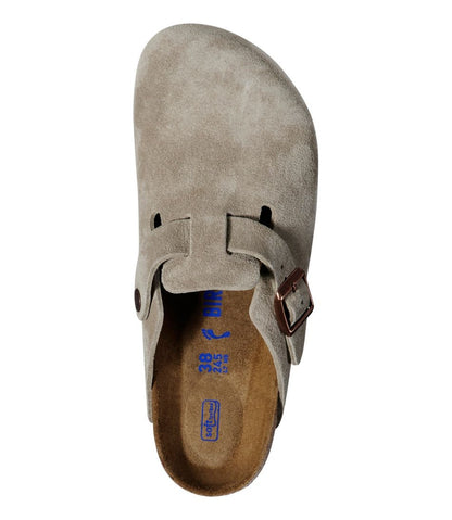 L.L.Bean | Women's Birkenstock Boston Clogs, Suede Soft Footbed