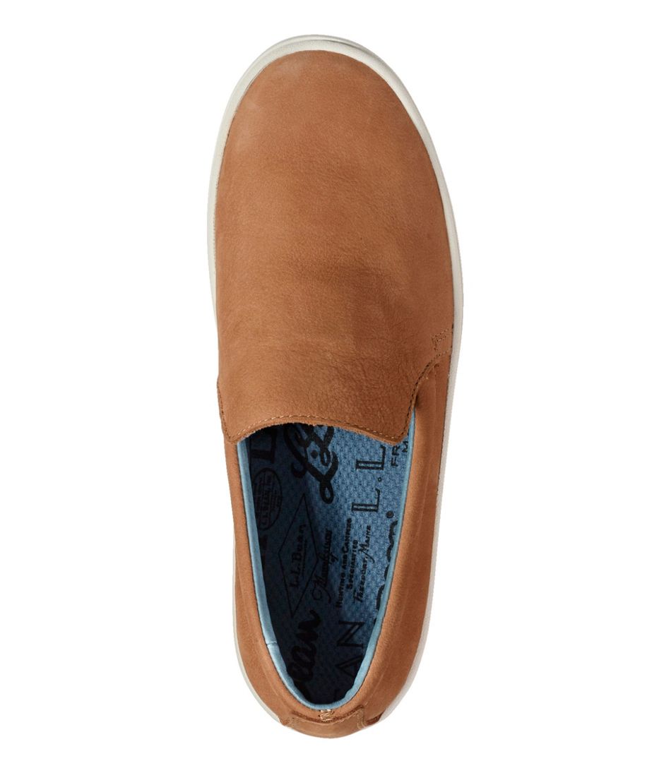 L.L.Bean | Women's Eco Bay Leather Slip-Ons