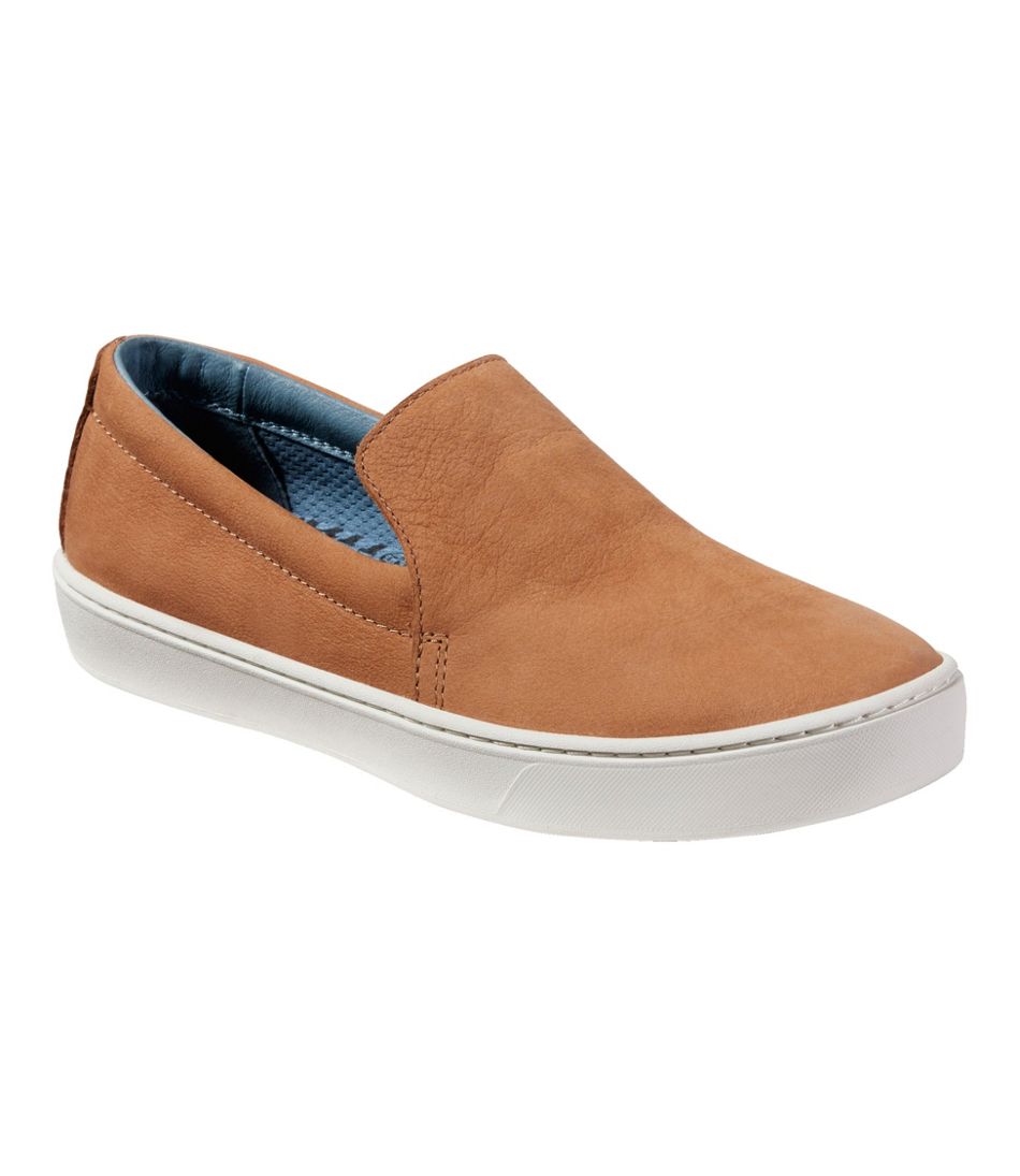 L.L.Bean | Women's Eco Bay Leather Slip-Ons