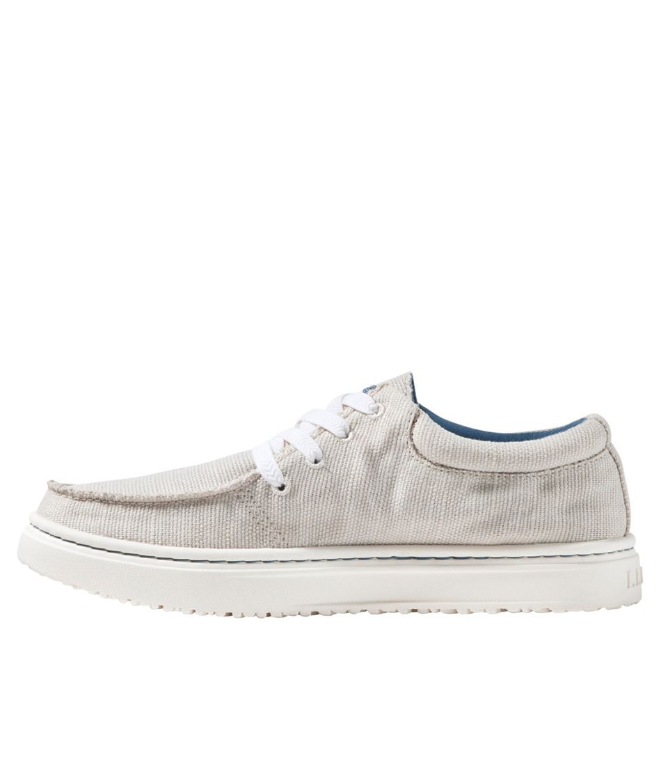 L.L.Bean | Women's Higgins Beach 4-Eye Lace-Up Shoes, Canvas