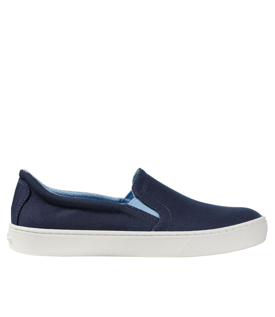 L.L.Bean | Women's Eco Bay Canvas Sneakers, Slip-On