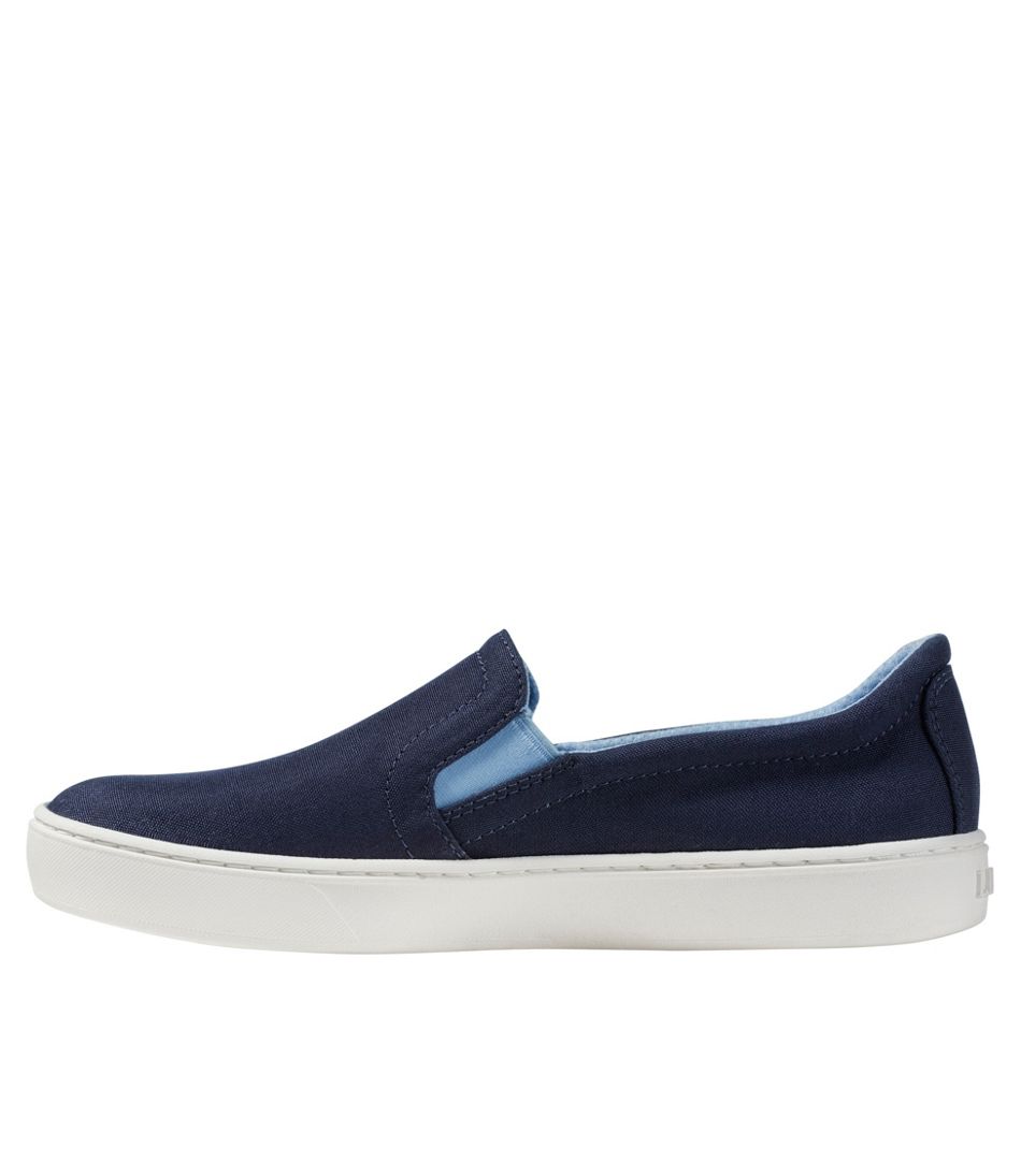 L.L.Bean | Women's Eco Bay Canvas Sneakers, Slip-On