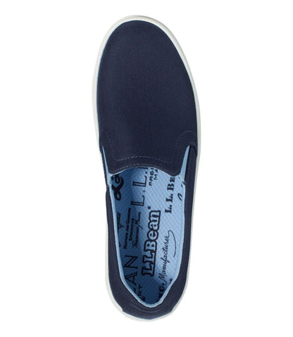 L.L.Bean | Women's Eco Bay Canvas Sneakers, Slip-On