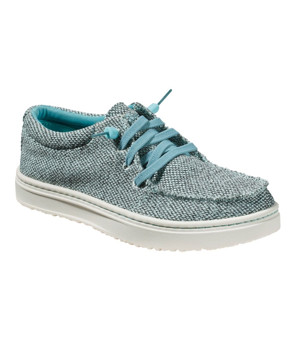 L.L.Bean | Women's Higgins Beach 4-Eye Slip-Ons, Fabric