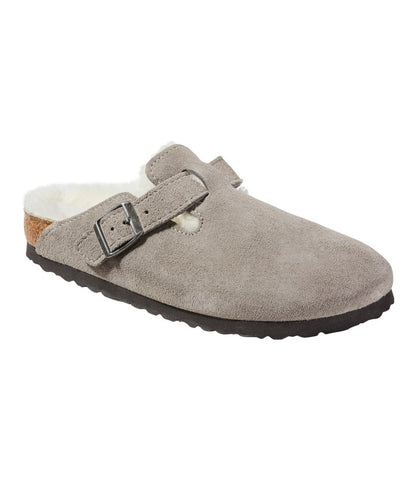 L.L.Bean | Women's Birkenstock Boston Clogs, Suede Shearling