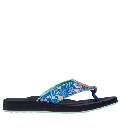 L.L.Bean | Women's Maine Isle Flip-Flops, Woven Print