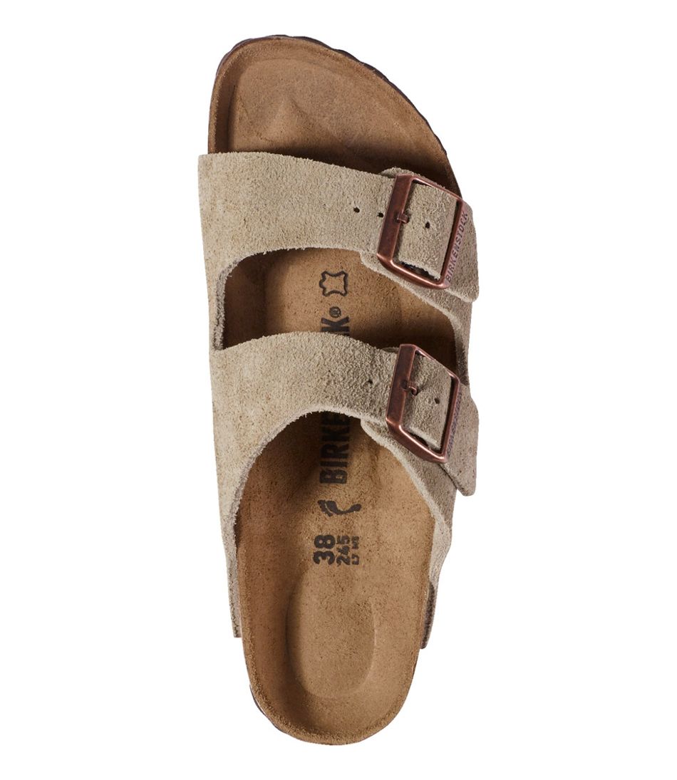 L.L.Bean | Women's Birkenstock Arizona Sandals, Suede, Classic Footbed