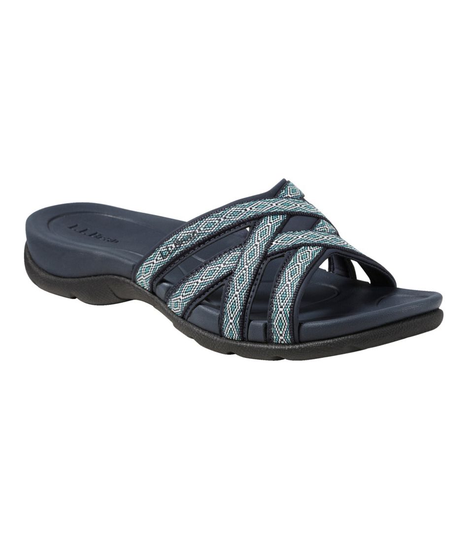 L.L.Bean | Women's Boothbay Slide Sandals, Print