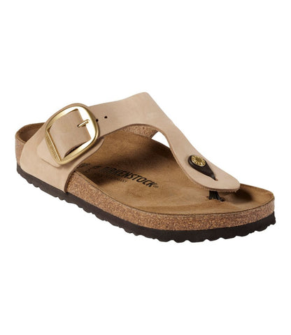L.L.Bean | Women's Birkenstock Big Buckle Gizeh Sandals, Nubuck
