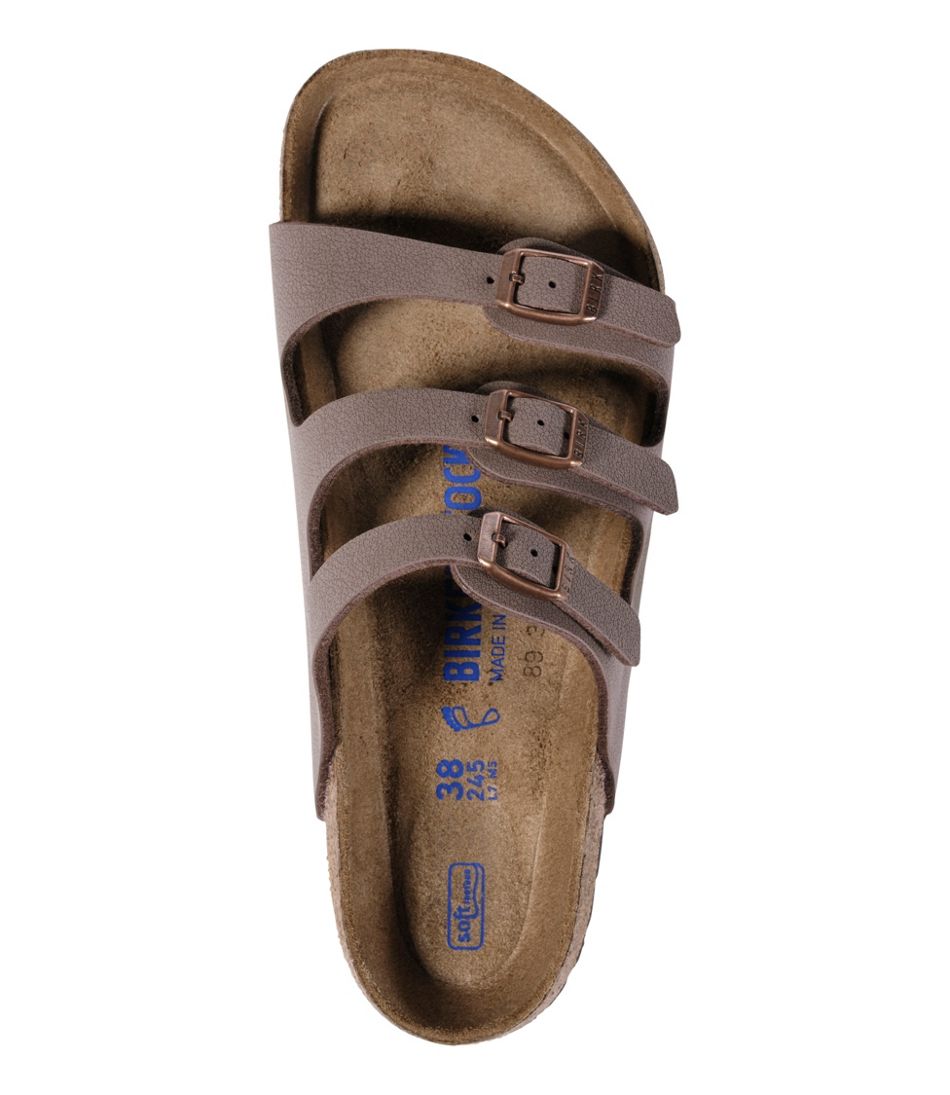 L.L.Bean | Women's Birkenstock Florida Sandals, Soft Footbed Birkibuc