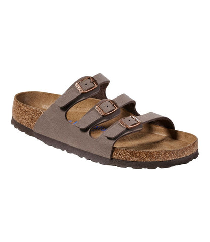 L.L.Bean | Women's Birkenstock Florida Sandals, Soft Footbed Birkibuc