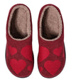 Deep Red/Hearts