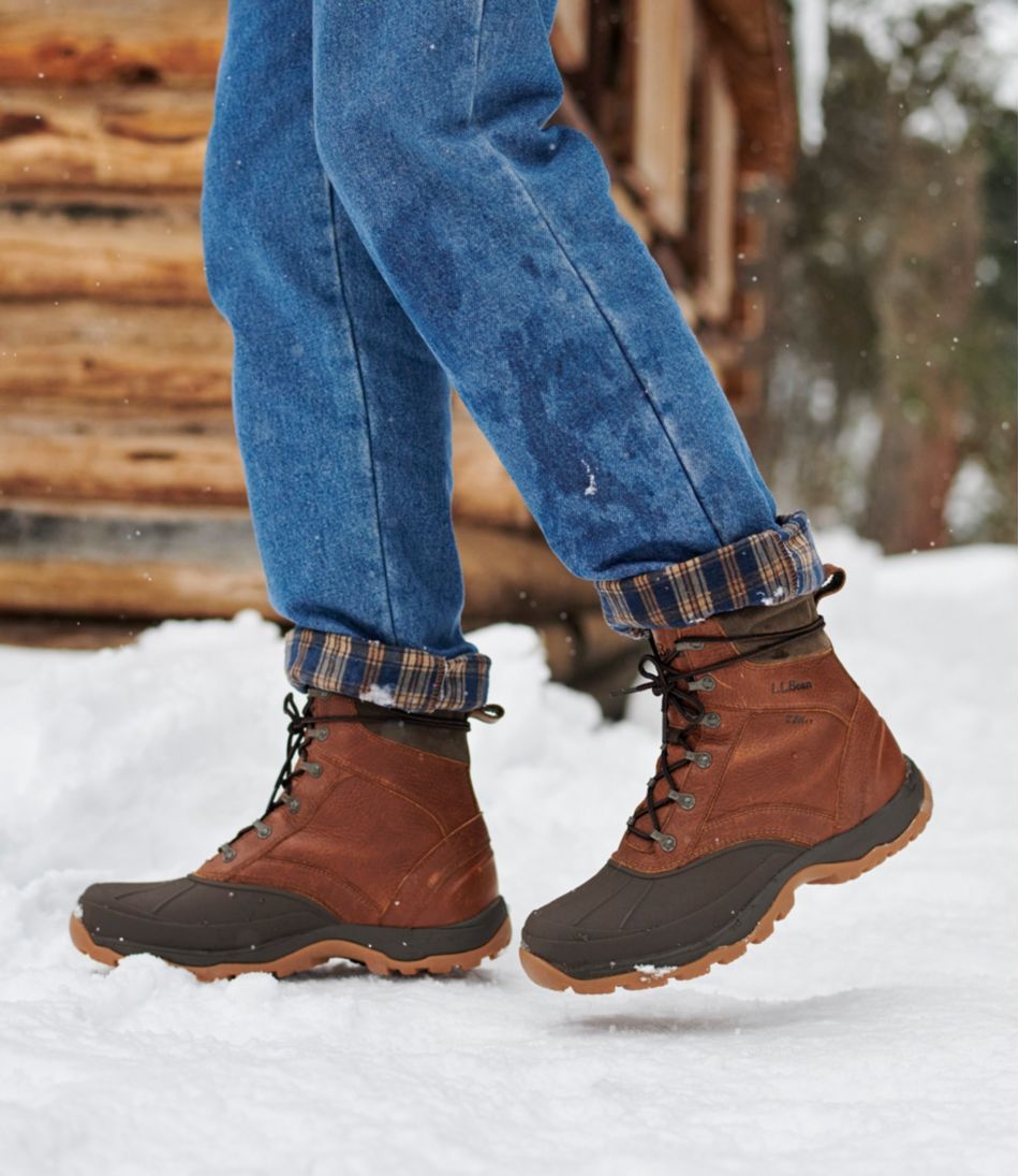 L.L.Bean | Men's Storm Chaser Boots 5, Leather Lace-Up