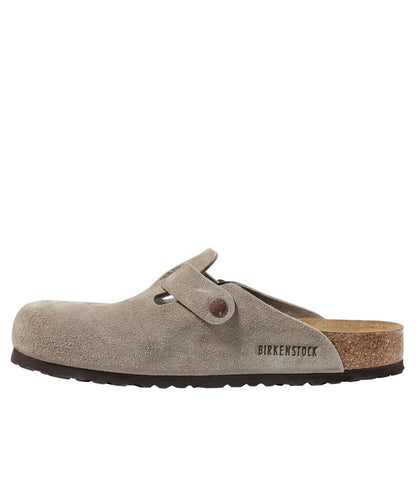 L.L.Bean | Men's Birkenstock Soft Footbed Boston Clogs, Suede