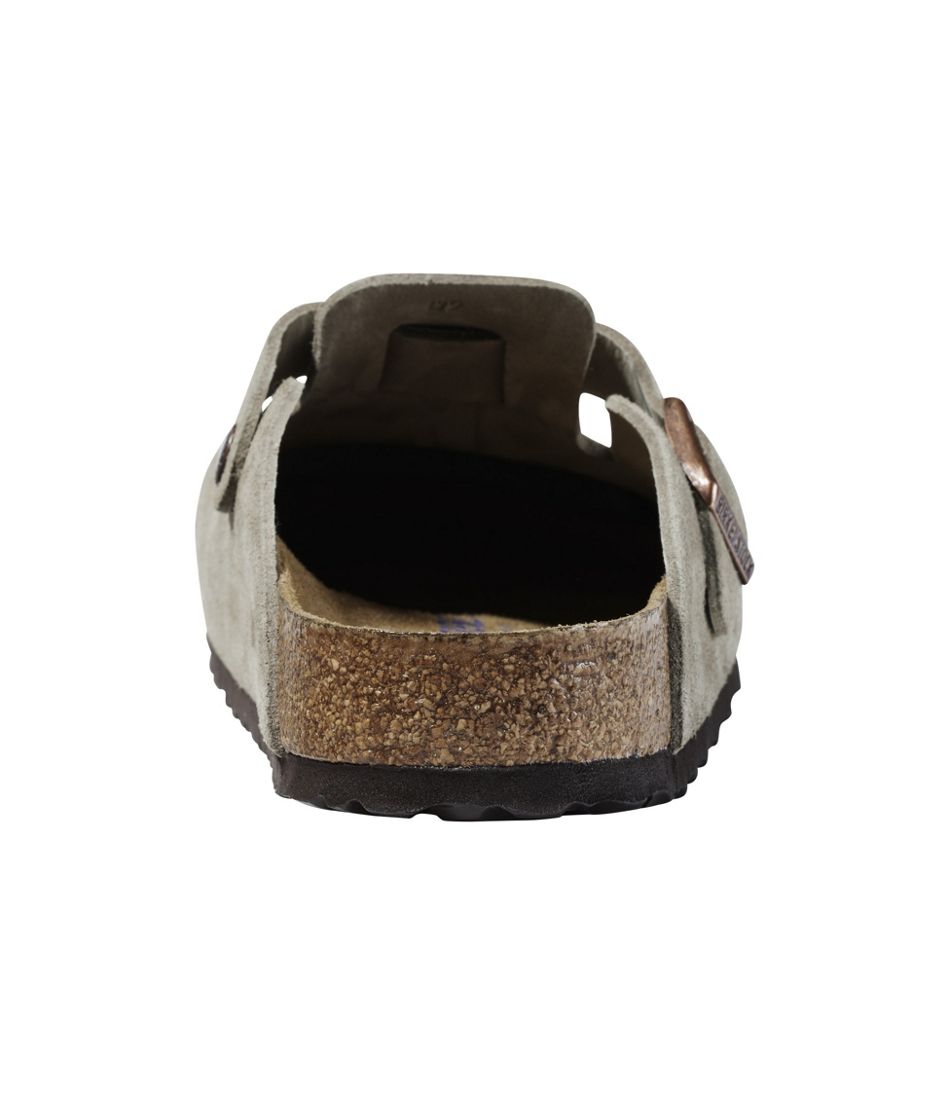 L.L.Bean | Men's Birkenstock Soft Footbed Boston Clogs, Suede