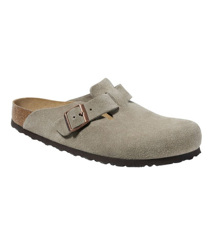 L.L.Bean | Men's Birkenstock Soft Footbed Boston Clogs, Suede