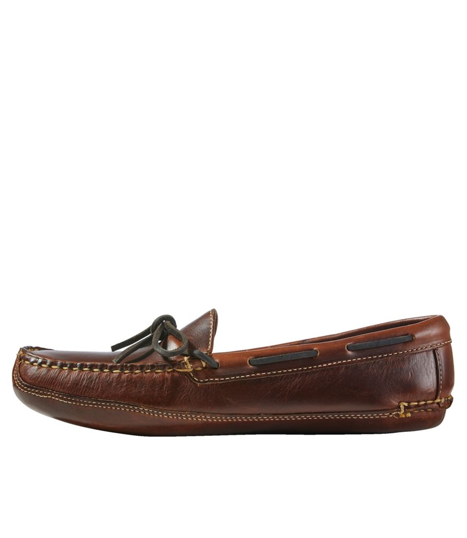 L.L.Bean | Men's Leather Double-Sole Slippers, Leather-Lined