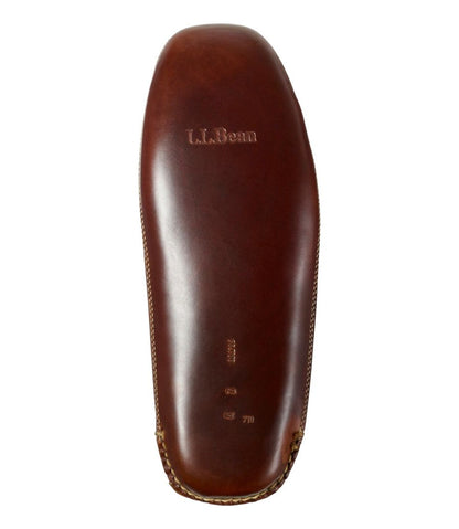 L.L.Bean | Men's Leather Double-Sole Slippers, Leather-Lined