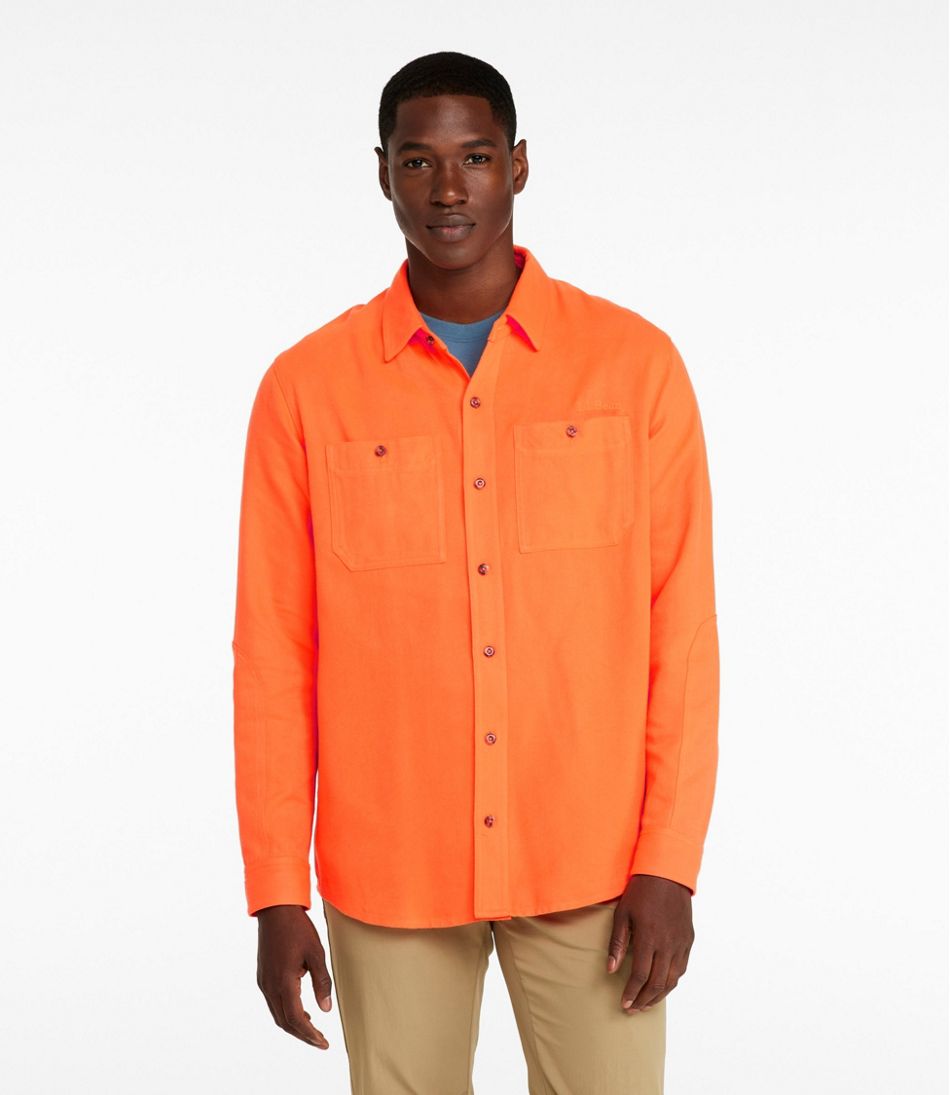 L.L.Bean | Men's Double L Field Shirt, Hunter Orange