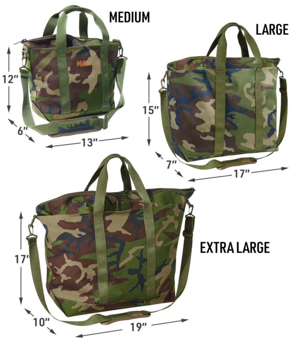 L.L.Bean | Zip Hunter's Tote Bag With Strap, Camo