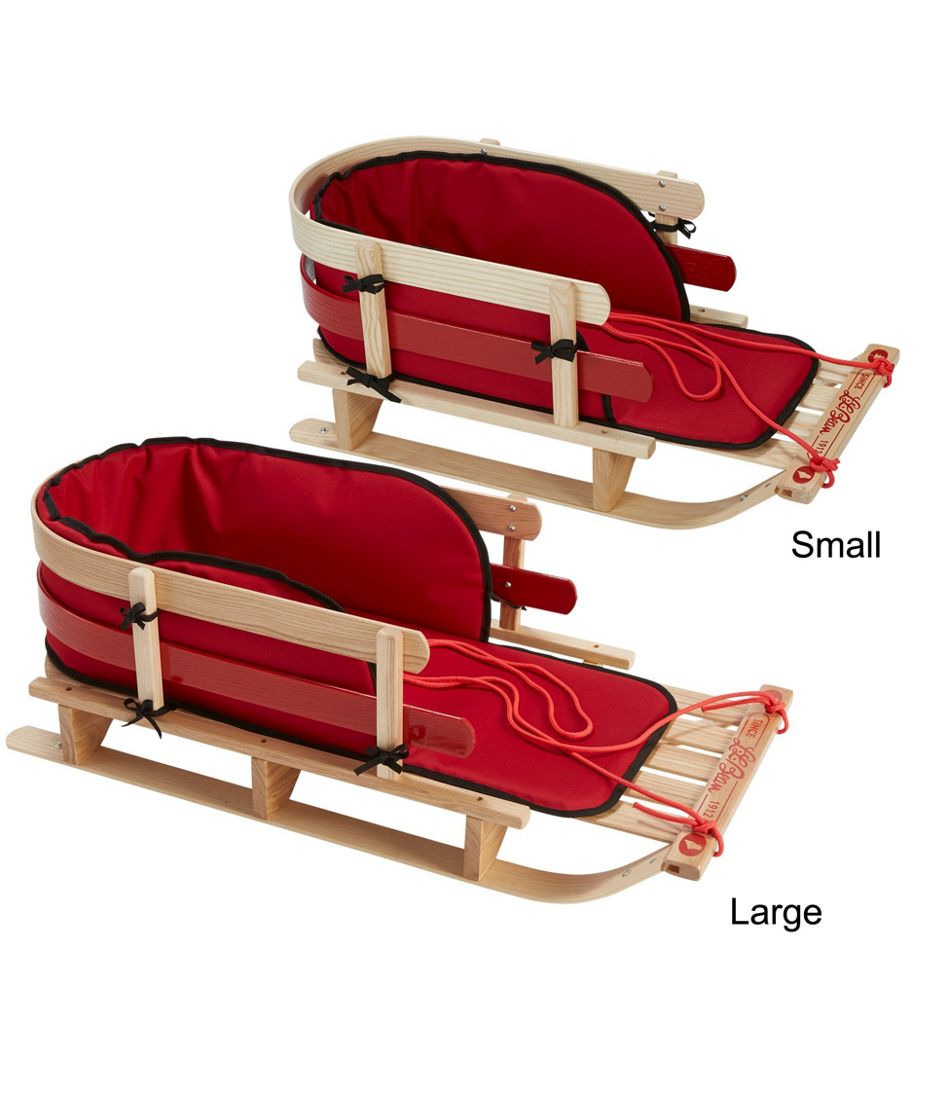 L.L.Bean | Kids' Pull Sled and Cushion Set