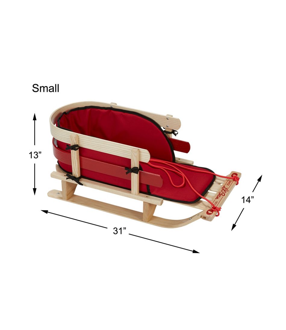 L.L.Bean | Kids' Pull Sled and Cushion Set