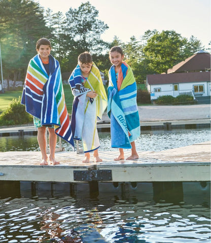L.L.Bean | Seaside Beach Towel, Colorbars Scenic