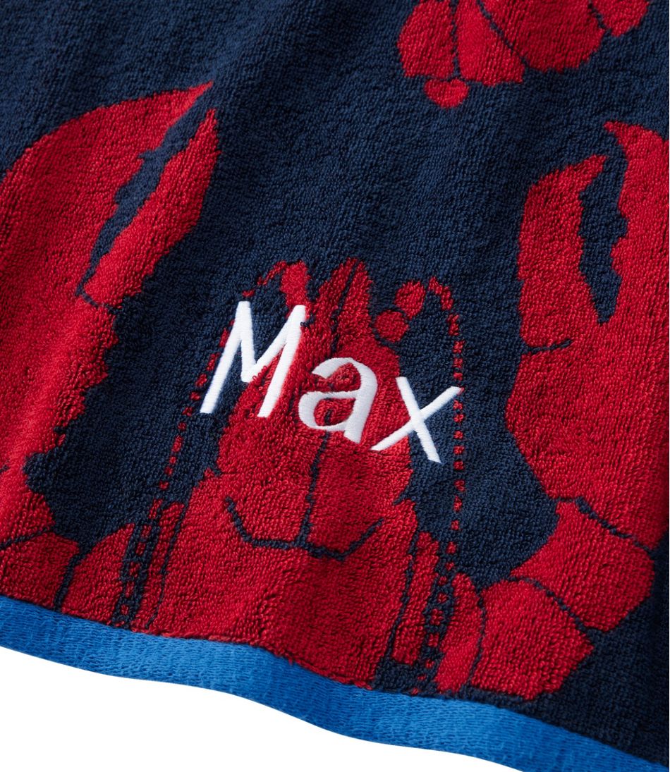 L.L.Bean | Seaside Beach Towel, Lobsters