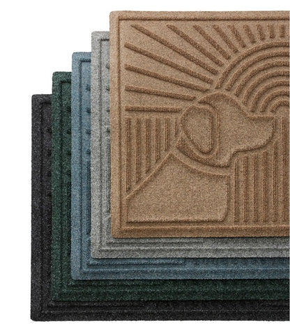 L.L.Bean | Everyspace Recycled Waterhog Doormat, Sunrise Dogs