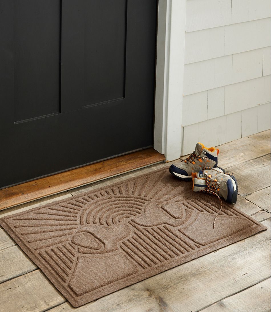 L.L.Bean | Everyspace Recycled Waterhog Doormat, Sunrise Dogs