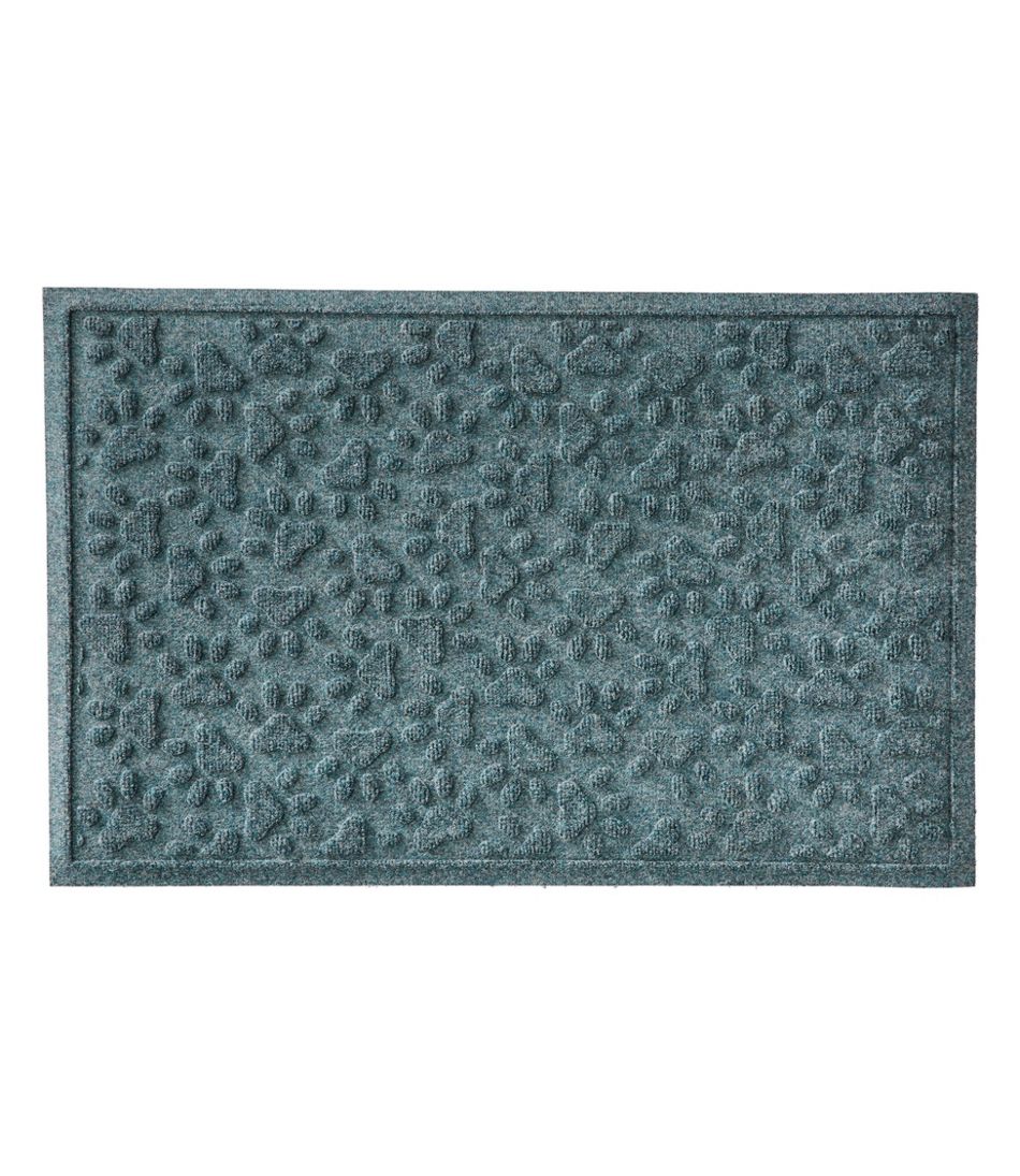 L.L.Bean | Recycled Waterhog Dog Mat, Scattered Paws