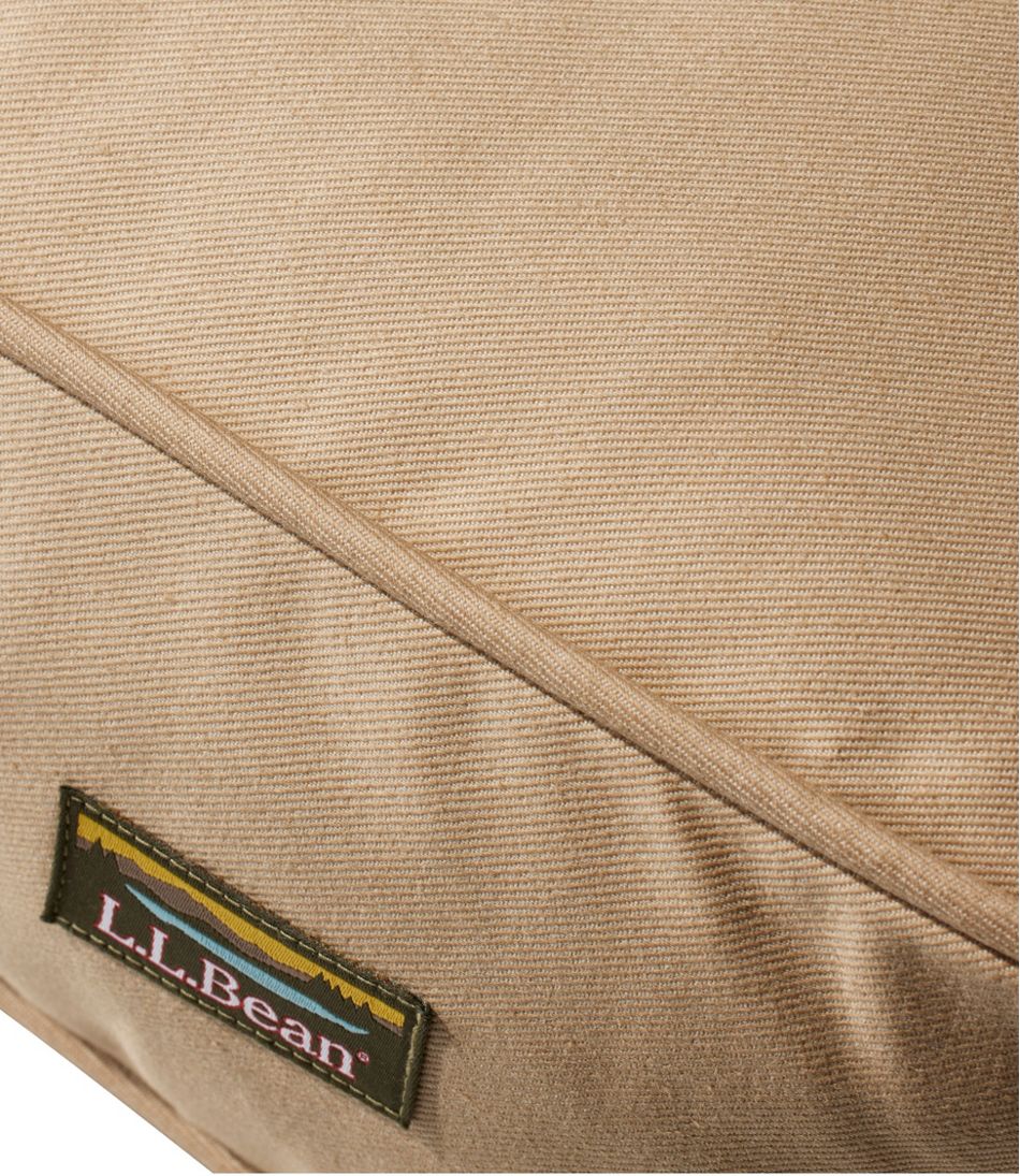L.L.Bean | Premium Denim Therapeutic Dog Bed, Rectangular