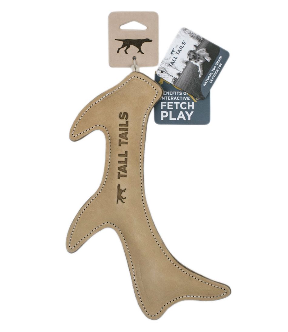 L.L.Bean | Natural Leather Antler Dog Toy