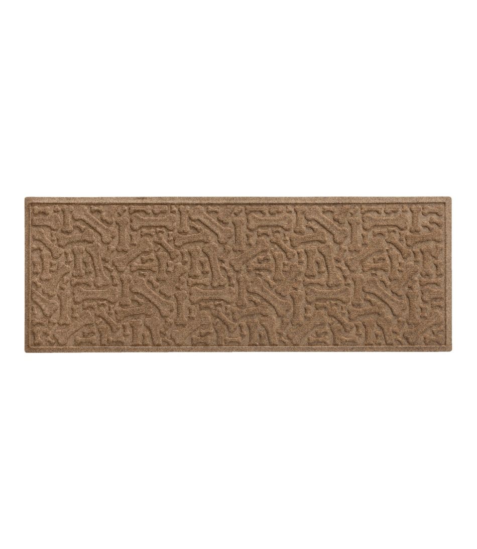 L.L.Bean | Recycled Waterhog Wide Doormat, Scattered Bones