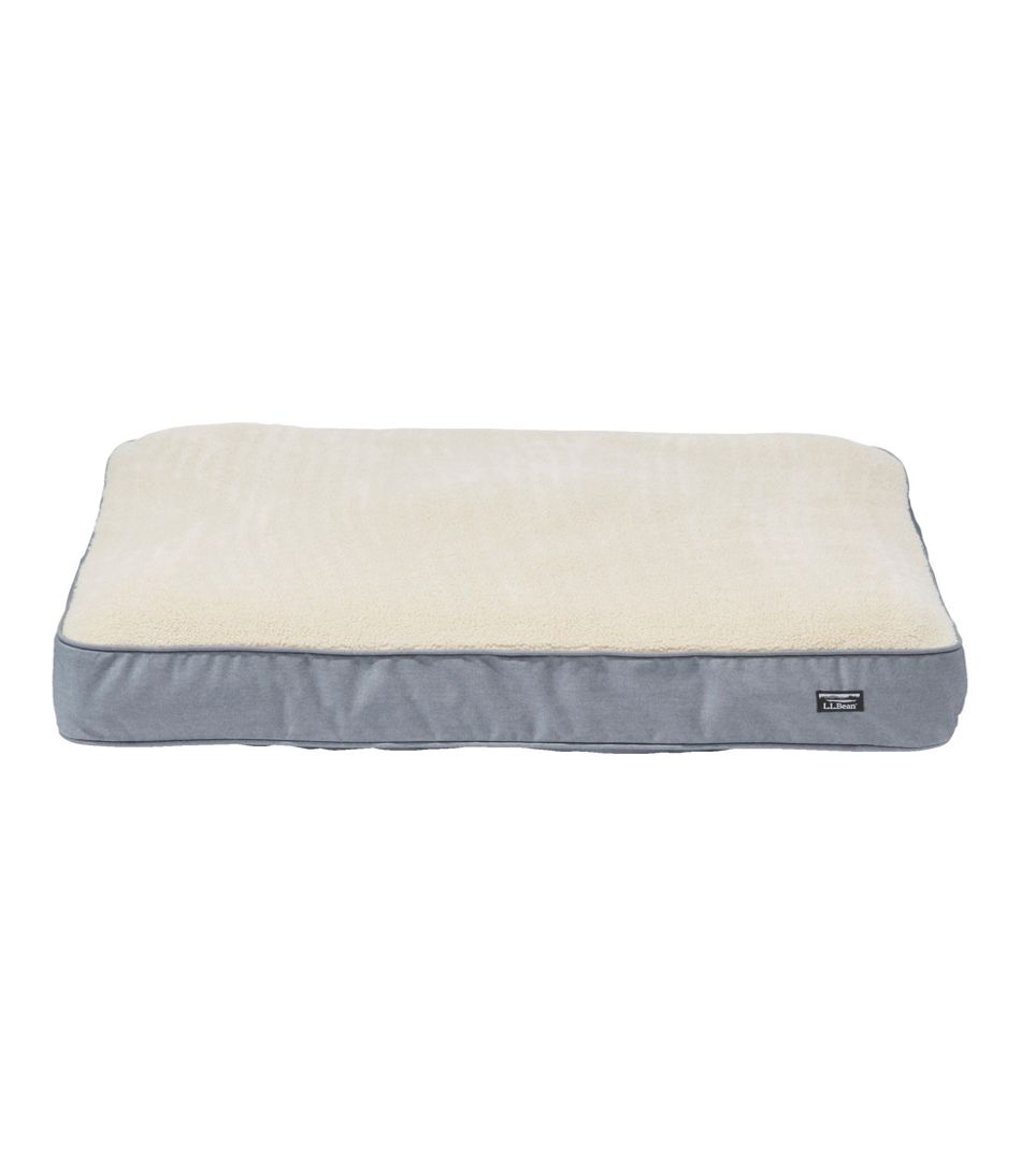 L.L.Bean | Premium Fleece Dog Bed, Rectangular