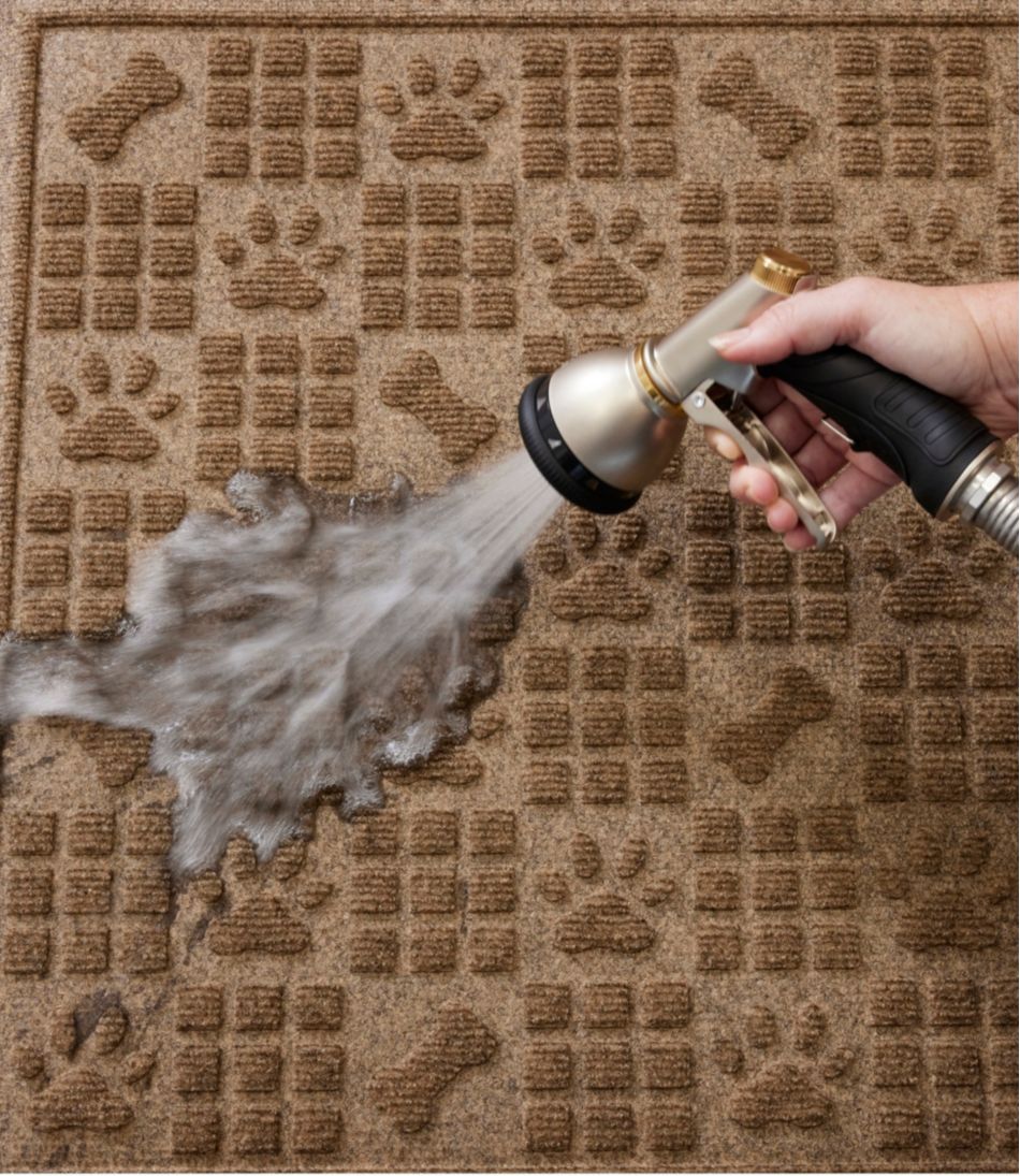 L.L.Bean | Waterhog Dog Bones and Paws Mat