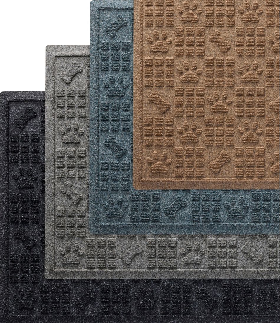 L.L.Bean | Waterhog Dog Bones and Paws Mat