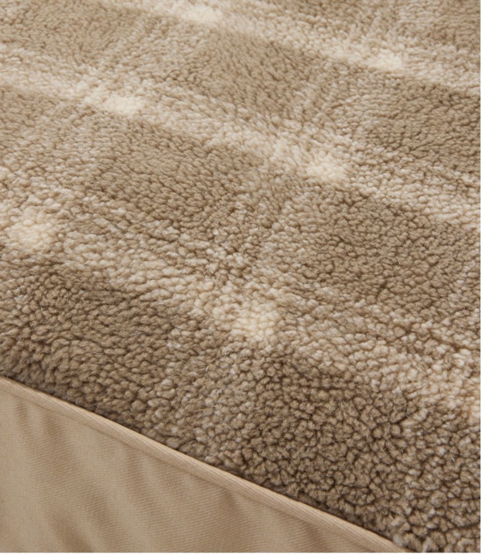 L.L.Bean | Premium Fleece Dog Bed Replacement Cover, Rectangular