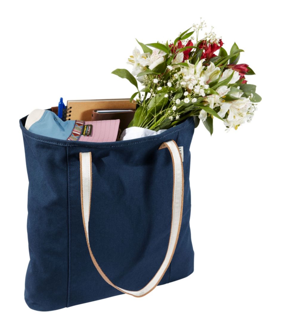 L.L.Bean | Leather-Handle Essential Tote Bag