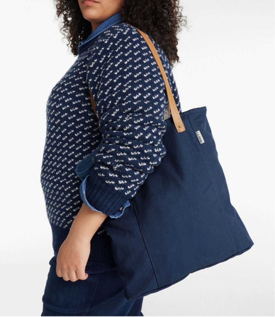 L.L.Bean | Leather-Handle Essential Tote Bag