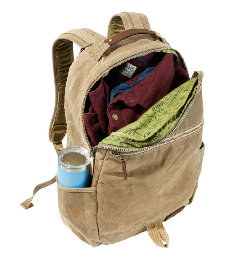 L.L.Bean | Waxed Canvas Travel Backpack