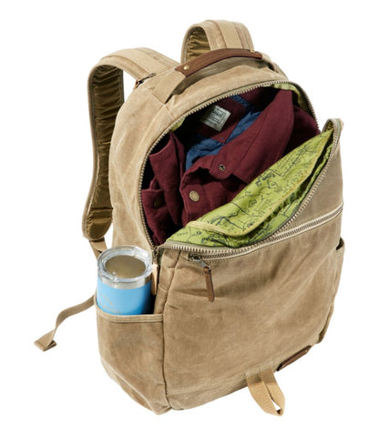 L.L.Bean | Waxed Canvas Travel Backpack